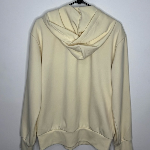 Comme Des Garcons Play Heart-Patch Hoodie Off White Men’s Large - Picture 6 of 6